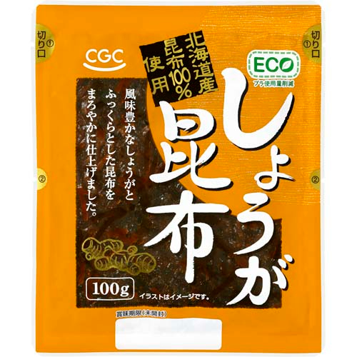 ＣＧＣ しょうが昆布 １００ｇ