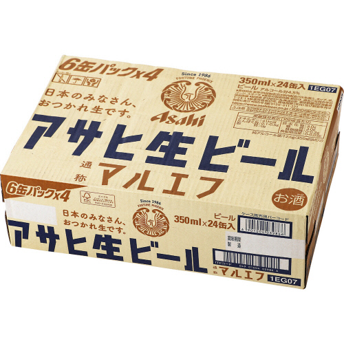 アサヒ アサヒ　生ビール ３５０ｍｌ&times;２４