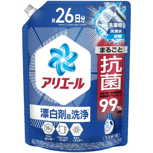 Ｐ＆Ｇ アリエールジェル詰替超特大 ６２５ｇ