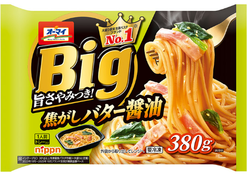 オーマイ Ｂｉｇ焦がしバター醤油 ３８０ｇ